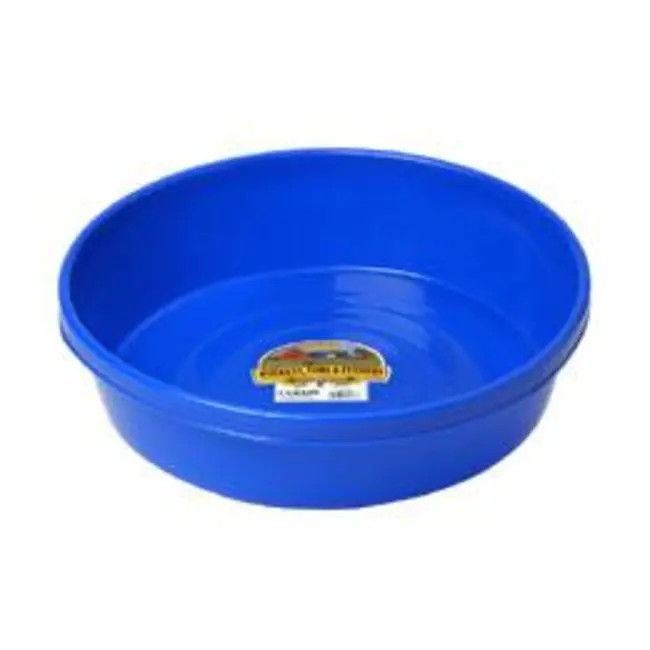 Miller Manufacturing 3 Gallon Blue Utility Plastic Pan P3Blue