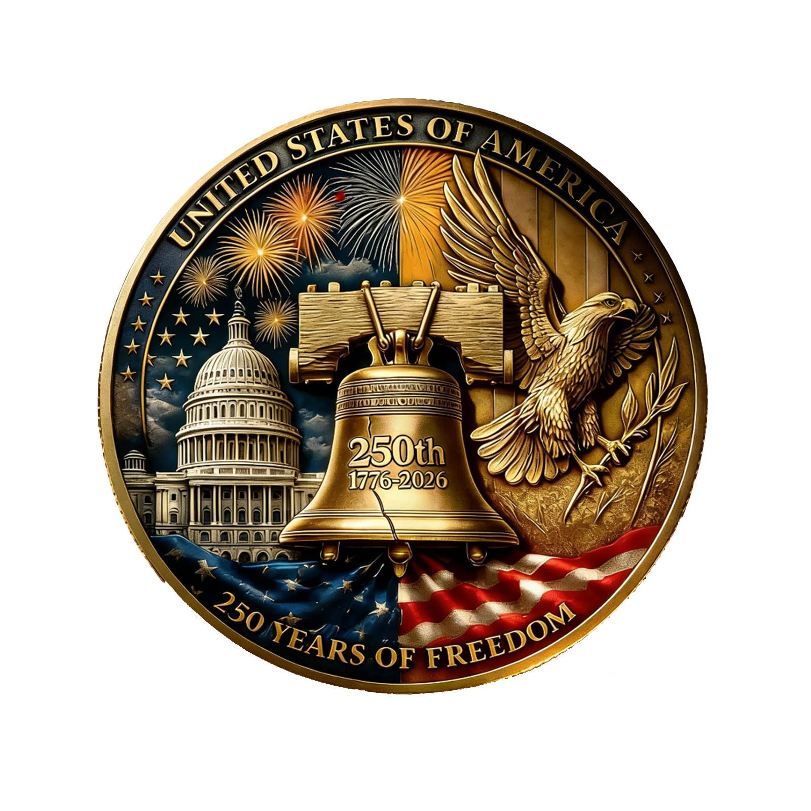 250th Anniversary Commemorative Coin of the United States of America
