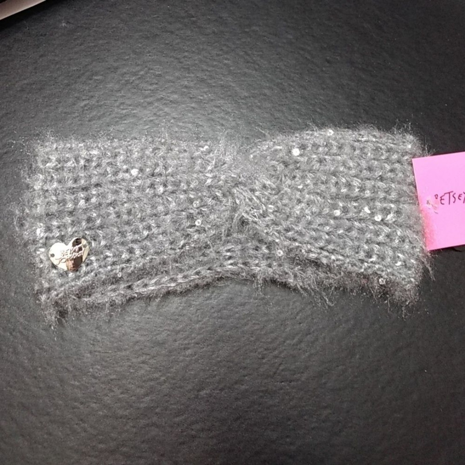 Betsey Johnson gray headband