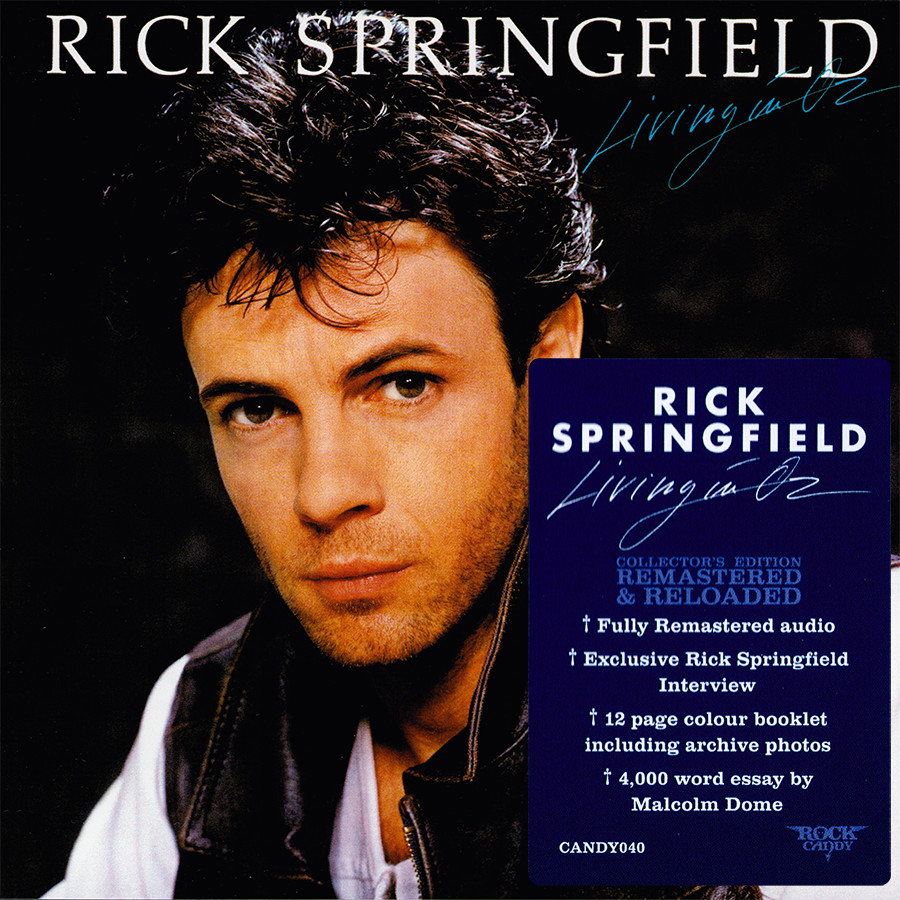 Rick Springfield ~ Living In Oz (1983) CD 2008 Rock Candy Records UK •• NEW ••