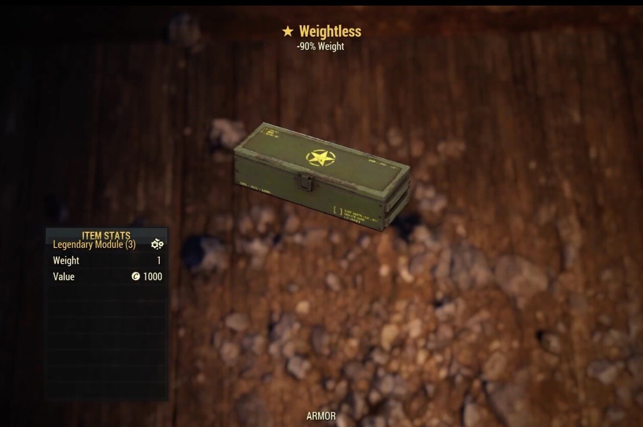 (Xbox) Weightless Legendary Mod