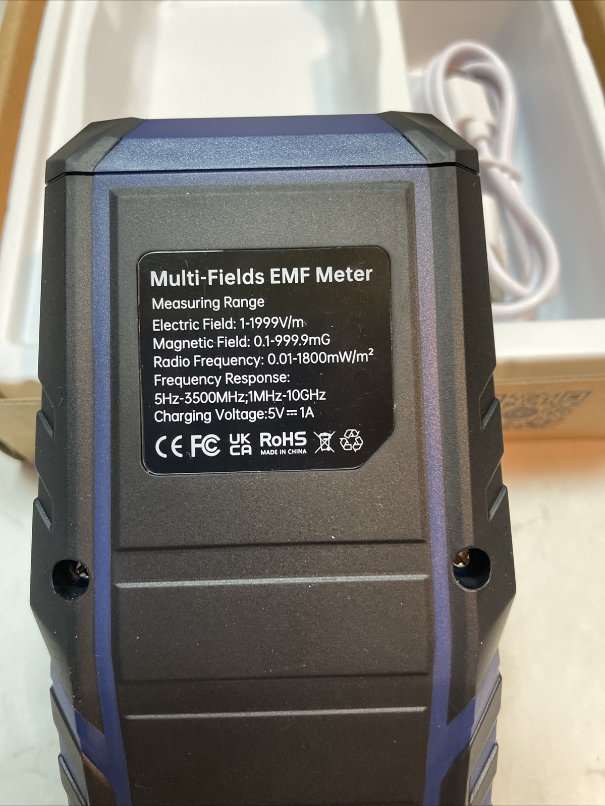 ERICKHILL ER02 EMF Meter Electromagnetic Field Radiation EF RF MF Detector Tool