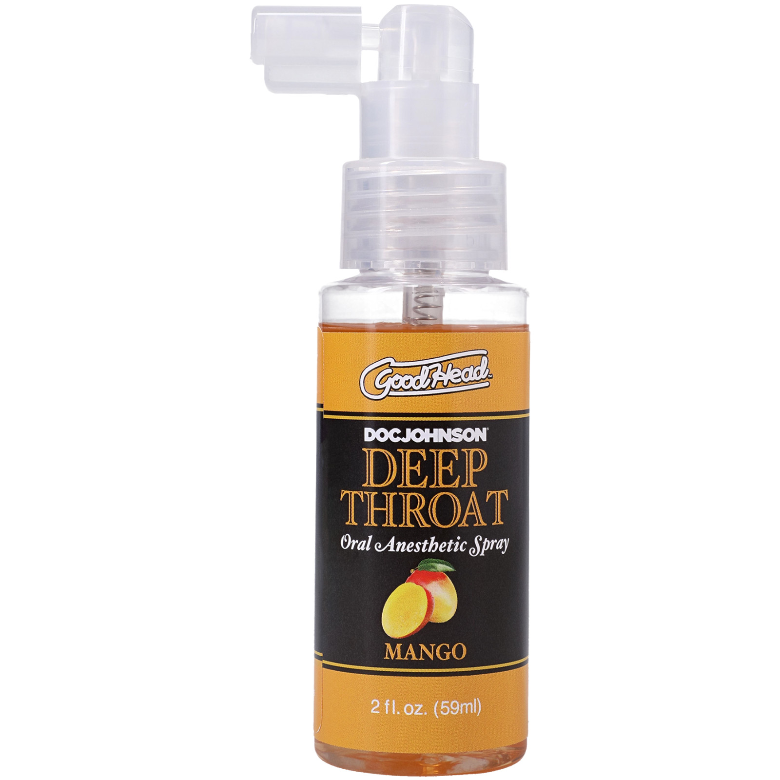 NEW DEEP THROAT SPRAY ORAL SEX GOODHEAD, MANGO, BEST SELLER ORAL SPRAY. 2 OZ