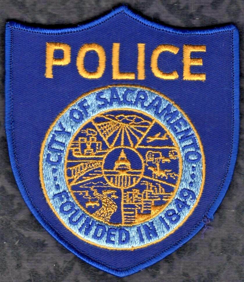 Sacramento California Police Shoulder Patch -- Guarantee 100% Authentic