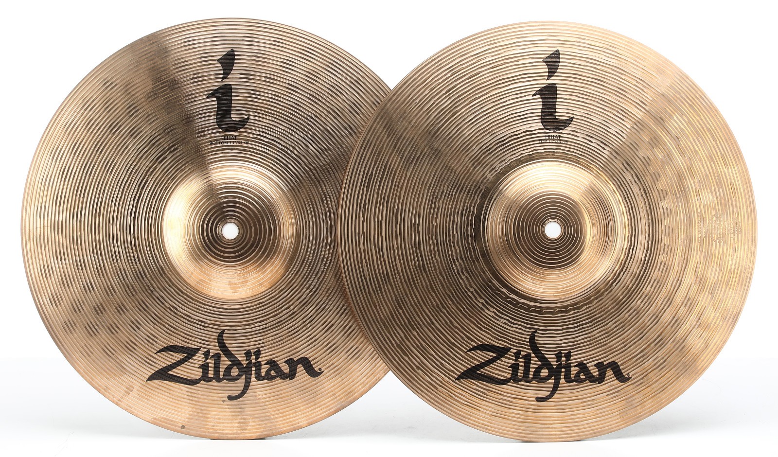 Zildjian 13 inch I Series Hi-hat Cymbals - Just Used Marks