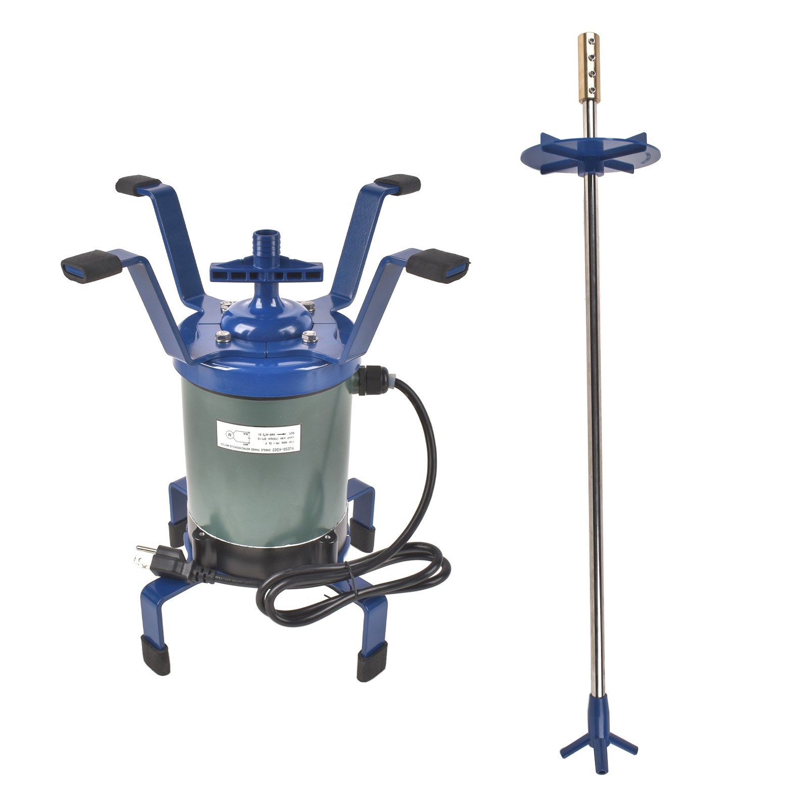 SEPTIC TANK SHAFT AERATOR with 14" Blue Brackets Large Plastic Suds Restrictor