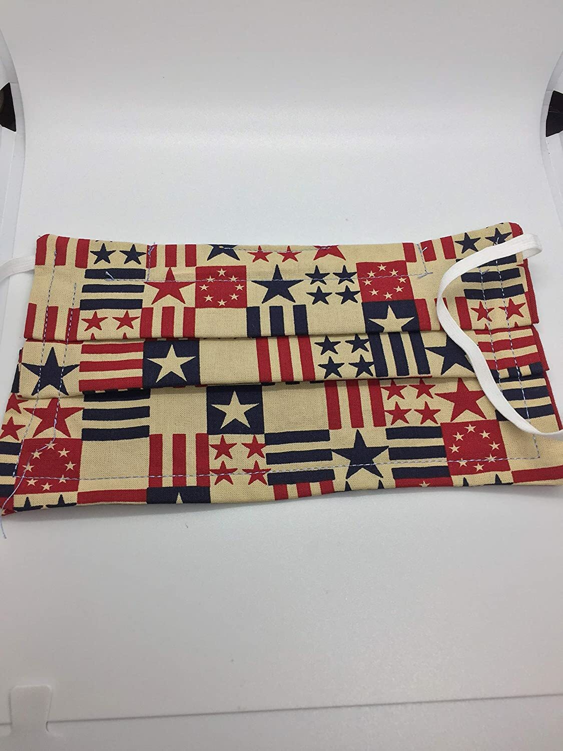 Americana Stars and Stripes Washable Double Layer Fabric Face Mask Reusable