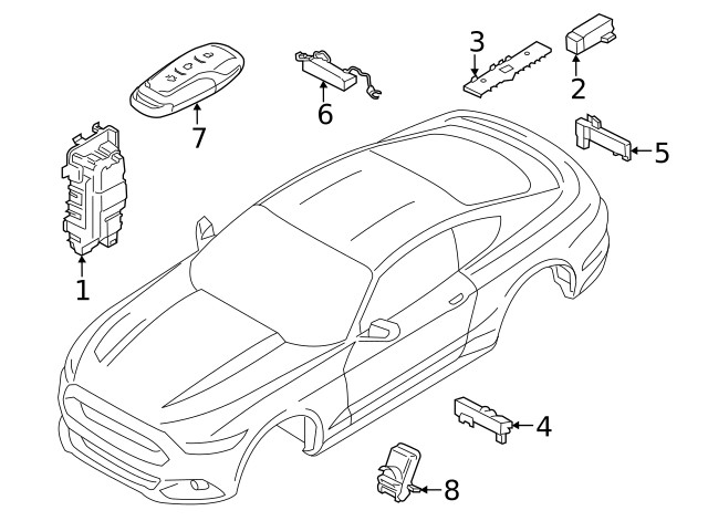 Genuine Ford Control Module GR3Z-15604-D