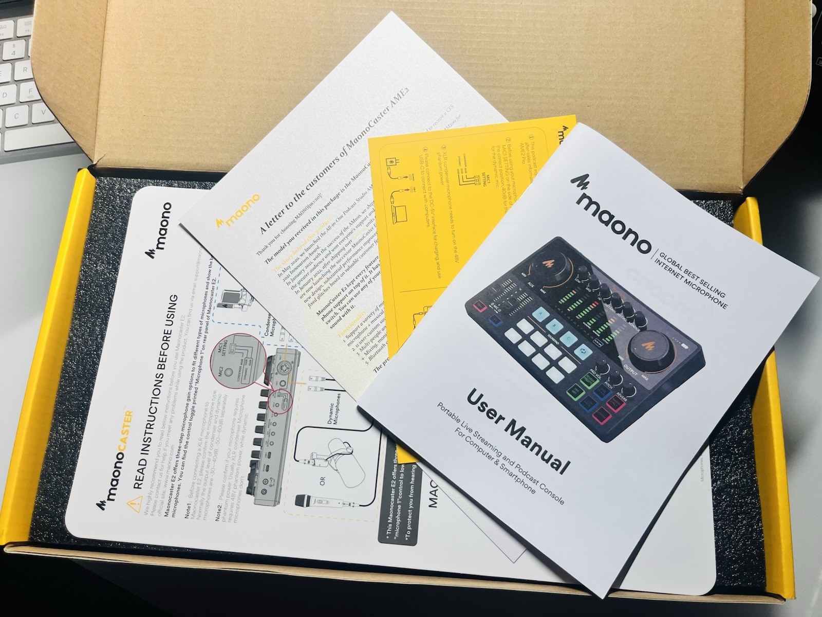 Maonocaster E2 Podcasting Console – Open Box