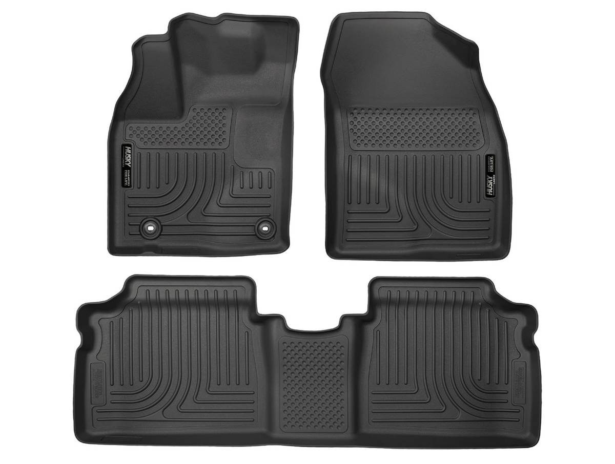 Husky Weatherbeater Floor Liners Fit 15-15 Toyota Prius Five Front/2nd Row 3pc