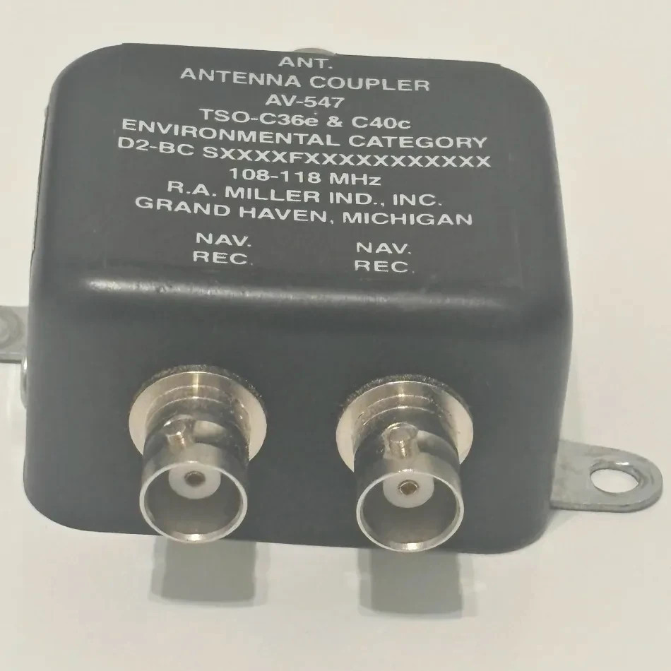 R A MILLER Coupler, Dual VOR AV-547