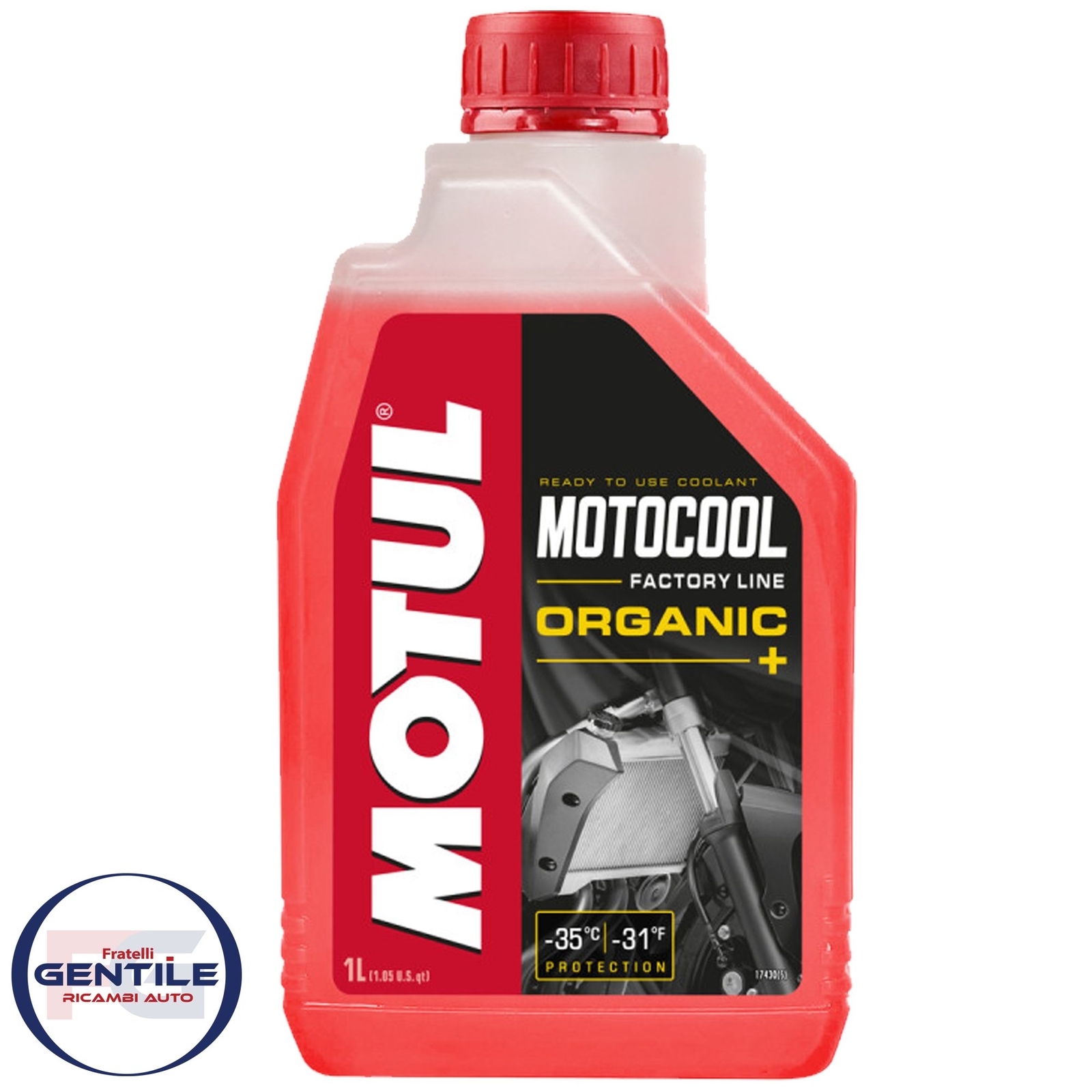 MOTUL Motocool Factory Line Liquid Refrigerant Moto Scooter -35°C +136°C 1 Lt