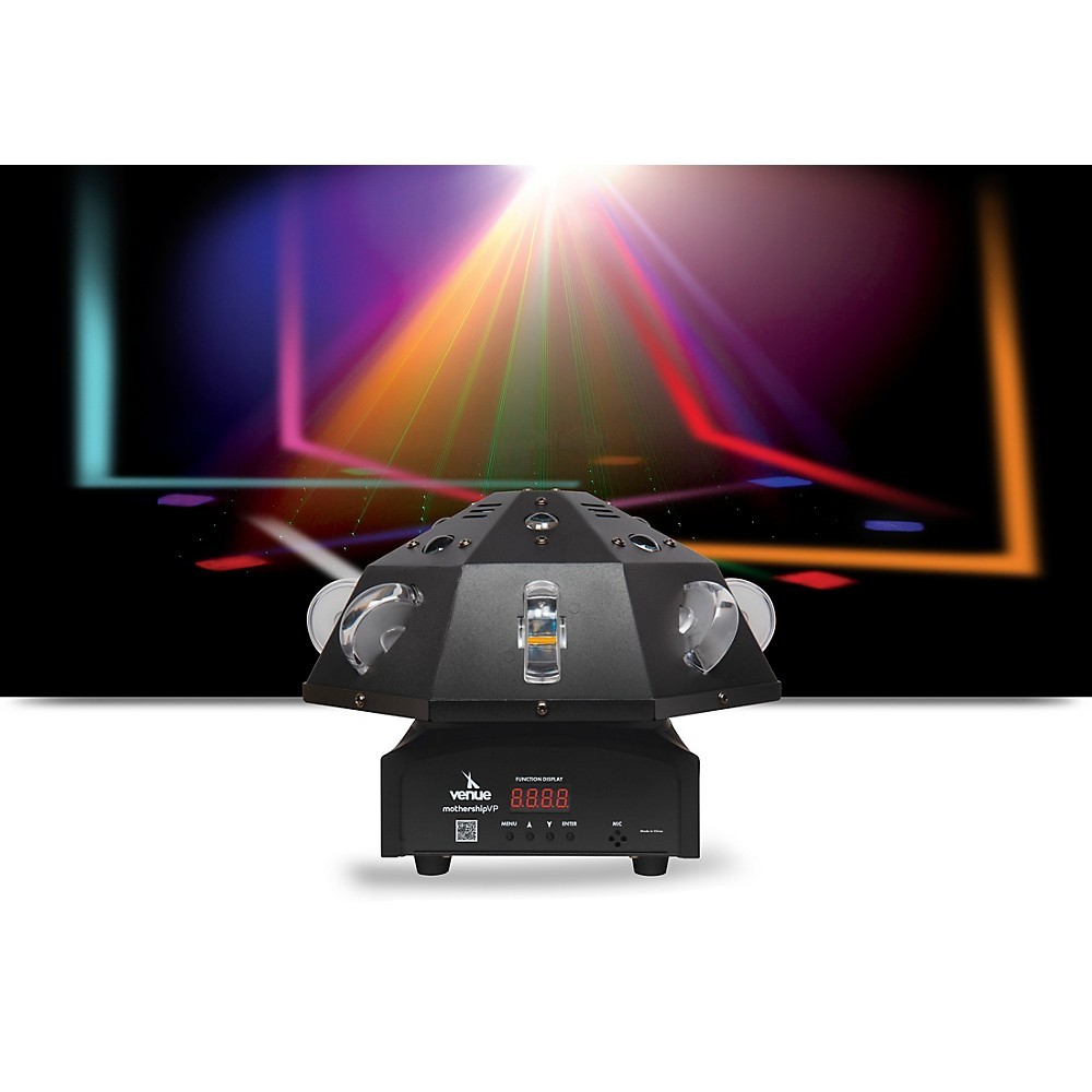 Venue Mothership VP 360Degree Moving Head MultiFX Light WLaser,VenueLink Port