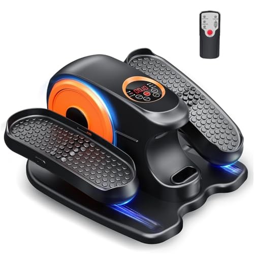 BLACK/ORANGE - GUGTTR UNDER DESK ELLIPTICAL MACHINE