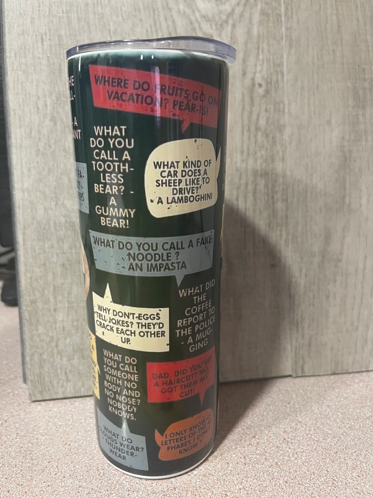 20 oz Graphic Tumbler- Dad Jokes