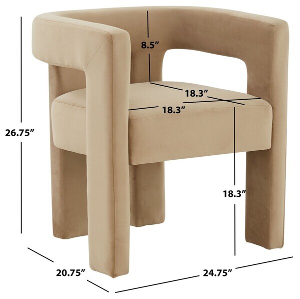 Safavieh DEANDRE CONTEMPORARY CHAIR, Reduced Price 2172754552 SFV4785E