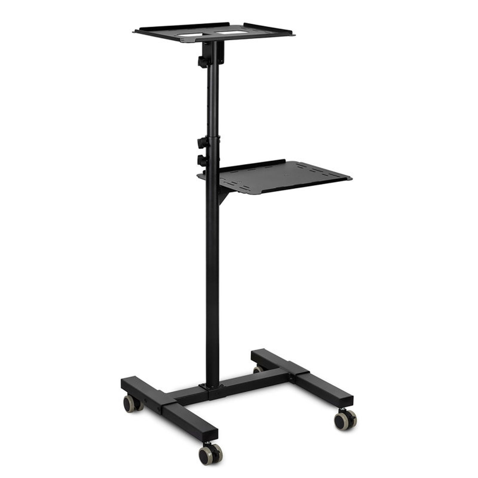 Mount-It! Mobile Projector & Laptop Stand with 2 Shelves
