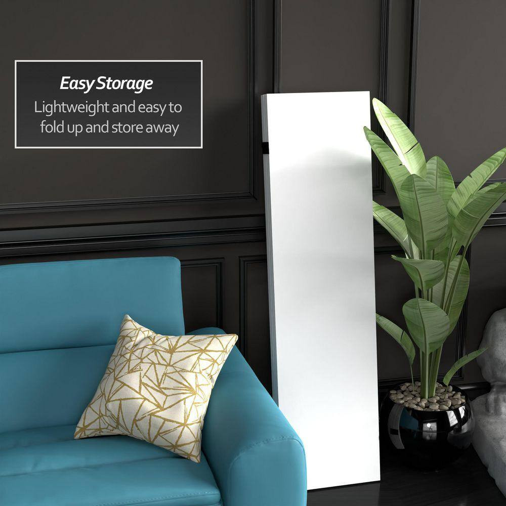 5 Ft White 4-Panel Room Divider