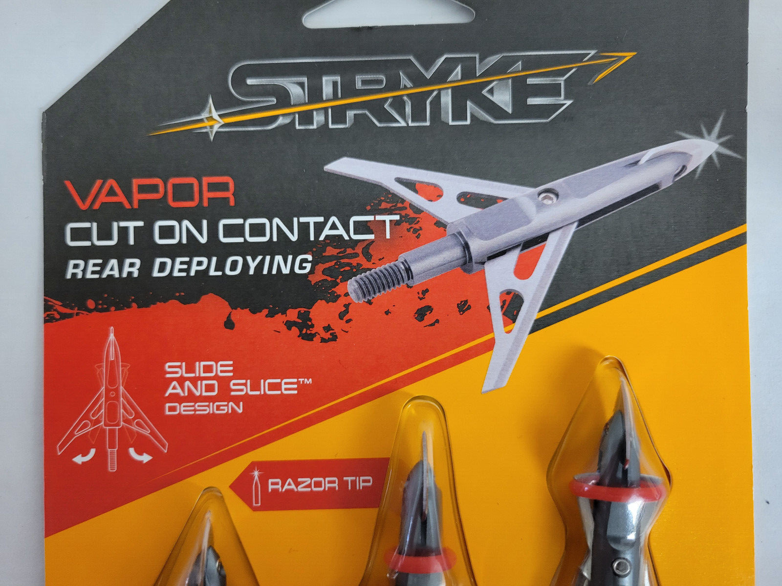 Stryke Vaper Mechanical Broadhead Arrows 100 Grain Rear Deploy Sealed New