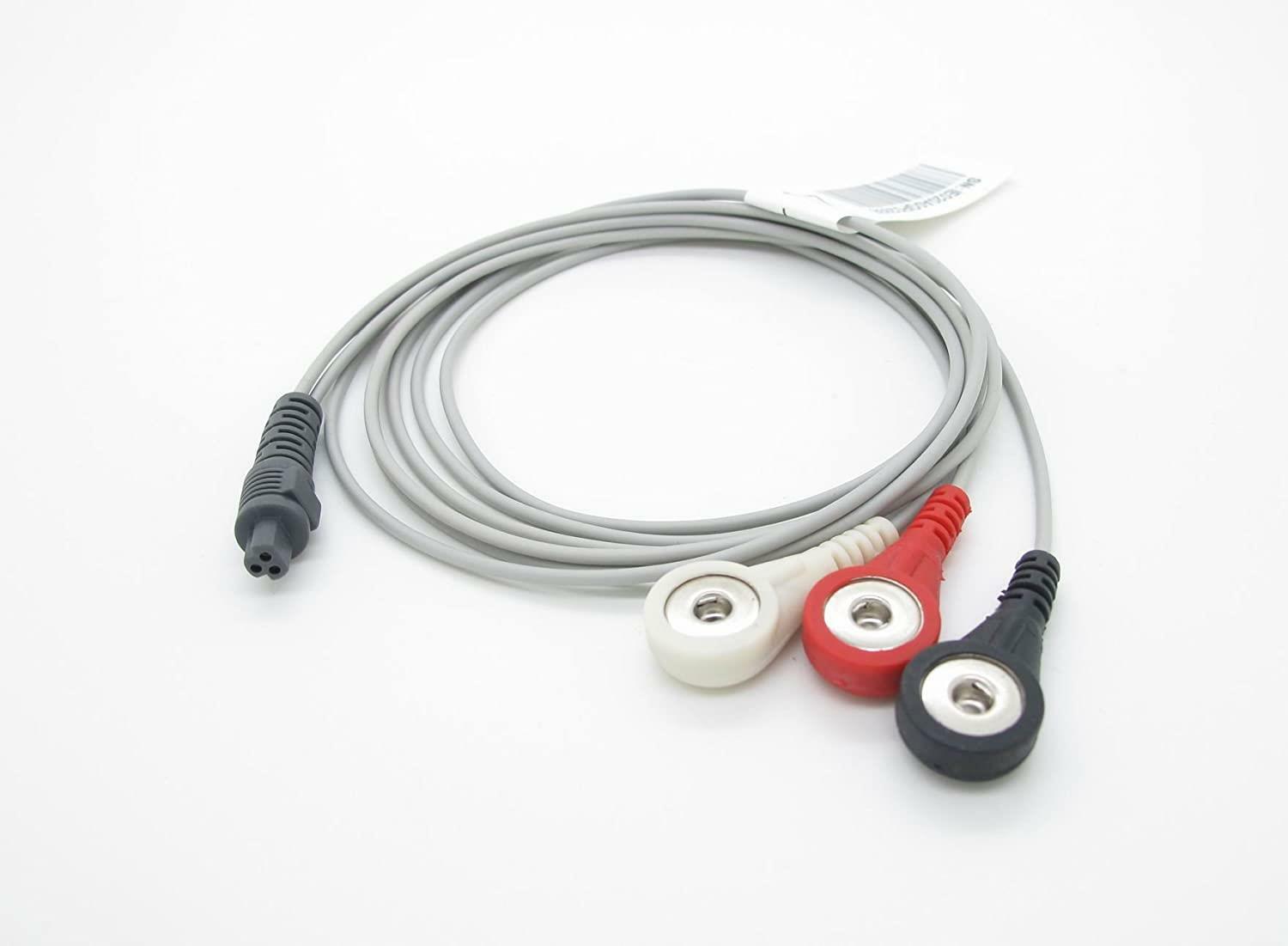 Prince 3-lead ECG Wires for 180A 180B Monitors
