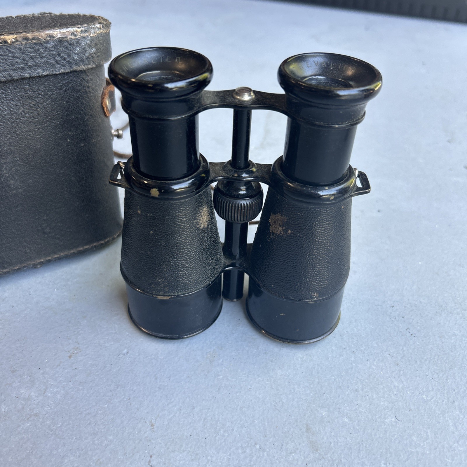 Chevalier L. Petit Fabt Paris French Military Field Binoculars (1880s)