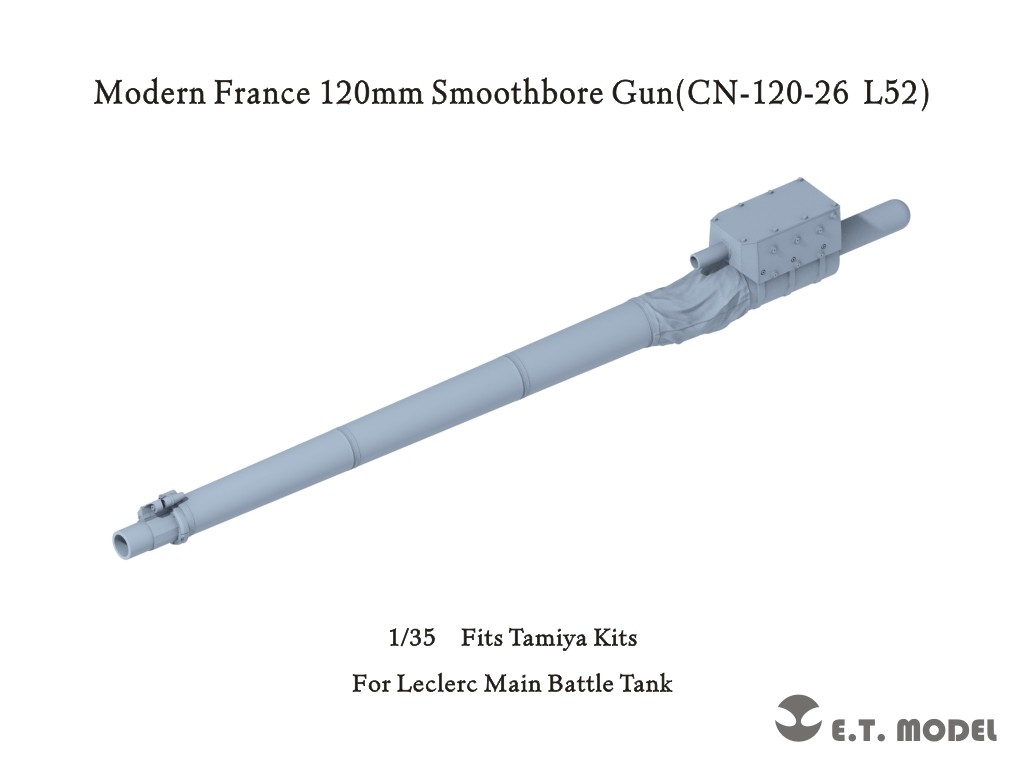 ETModel P35-347 1/35 Modern France 120mm Smoothbore Gun(CN-120-26 L52）3D Print