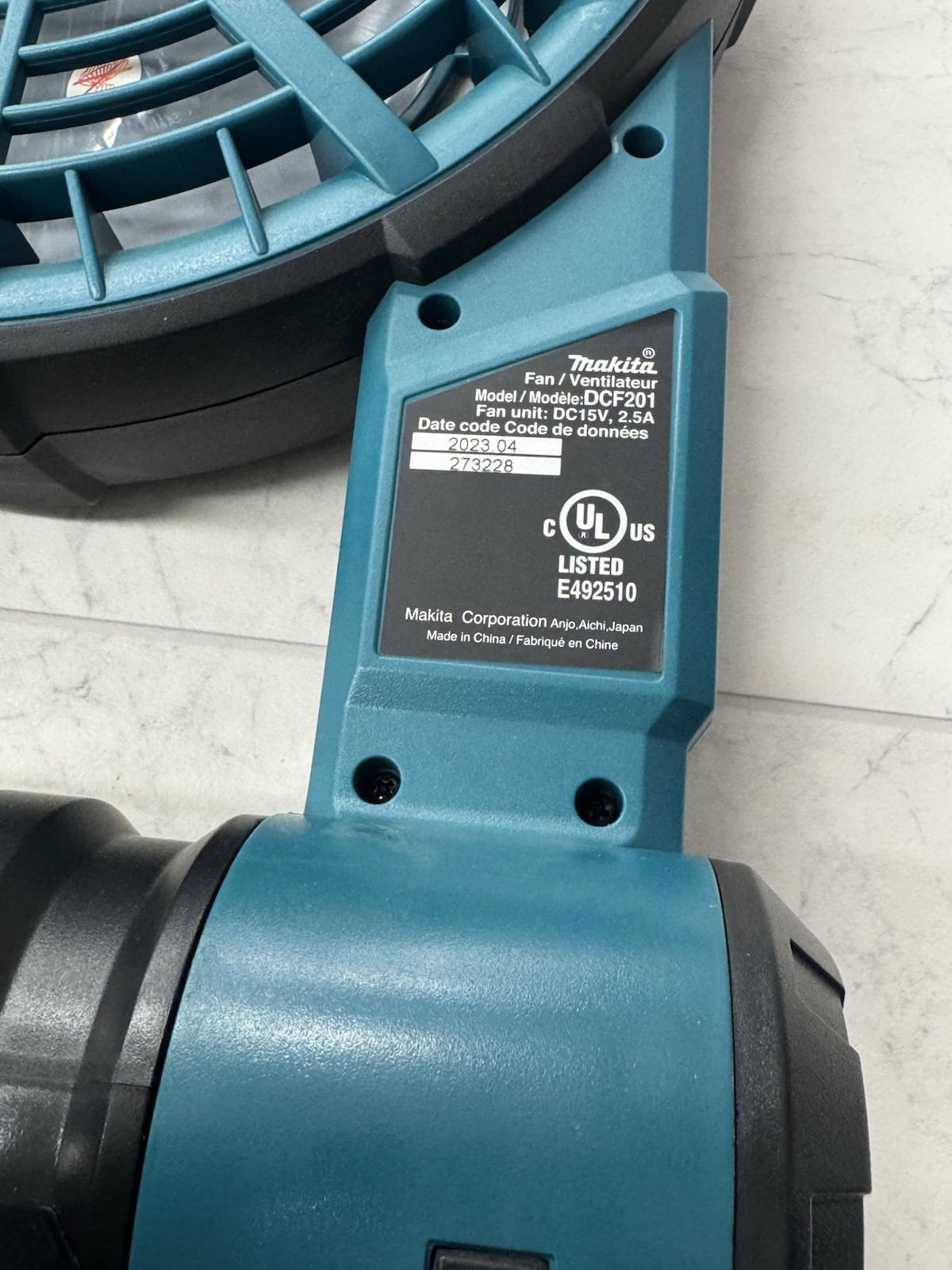 Makita Dcf201 Fan Tool Only