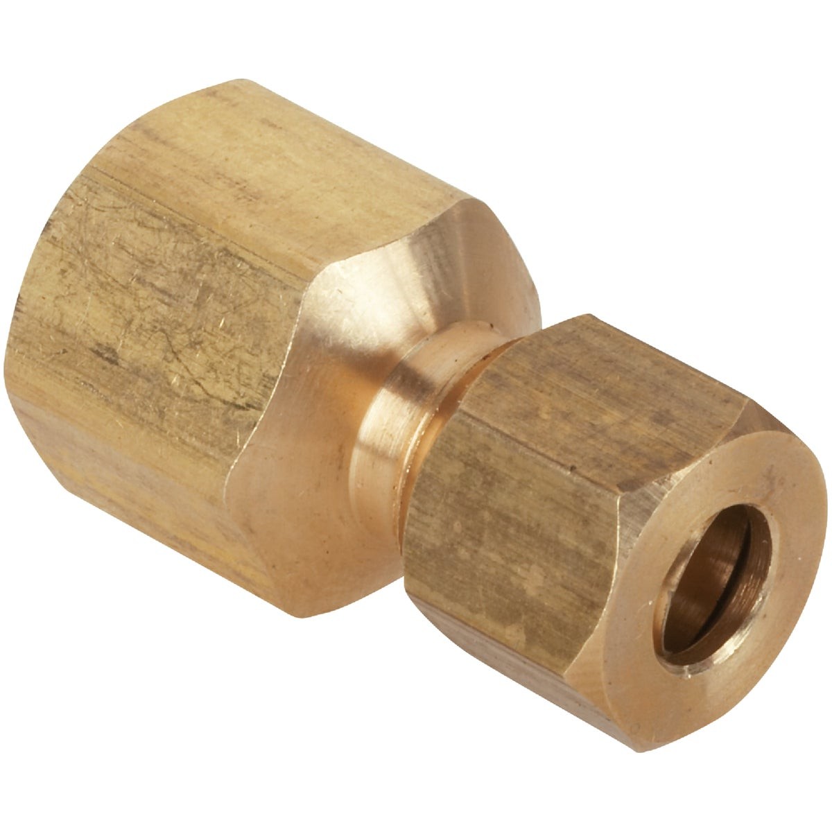 Do it 1/4 In. x 1/4 In. Brass Union Compression Adapter 458267 SIM Supply, Inc.