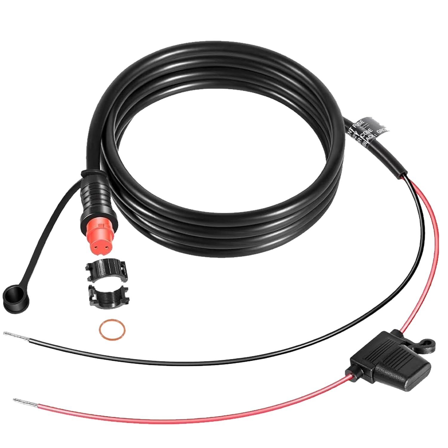010-11425-01 Power Cable For Garmin GLS 10 Sonar, GSD 24 Advanced Sonar, GPSMAP