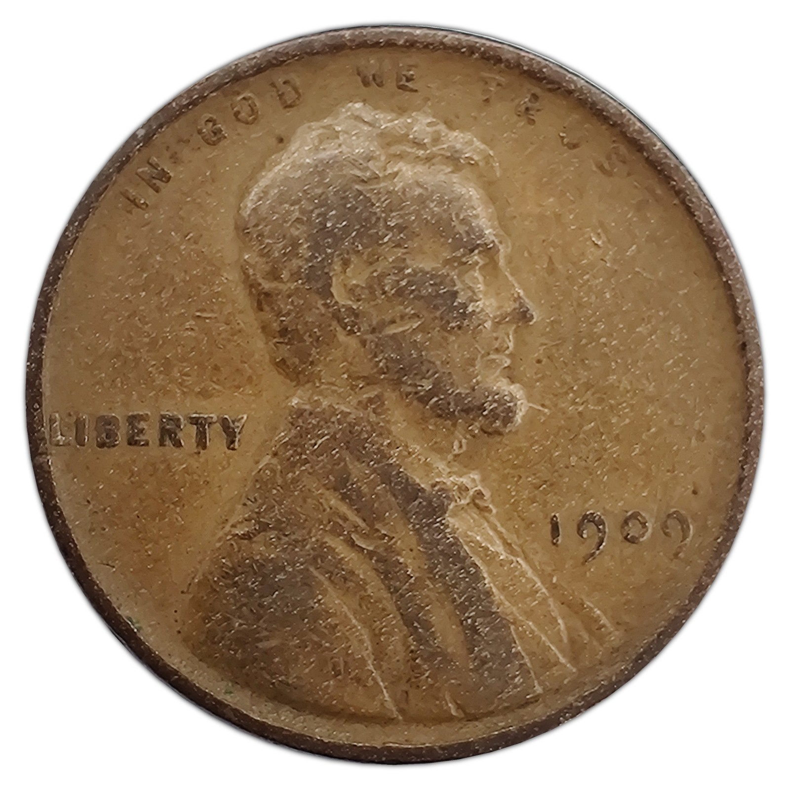1909-P Lincoln Cent Penny VG Very Good