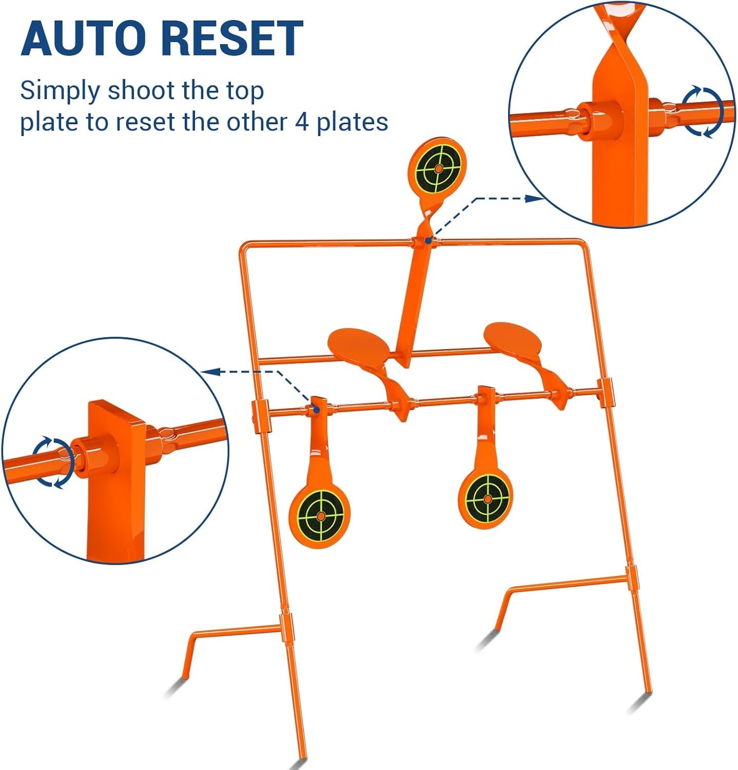 Highwild Resetting Target, Rated for .22 Rimfire A- Auto Target