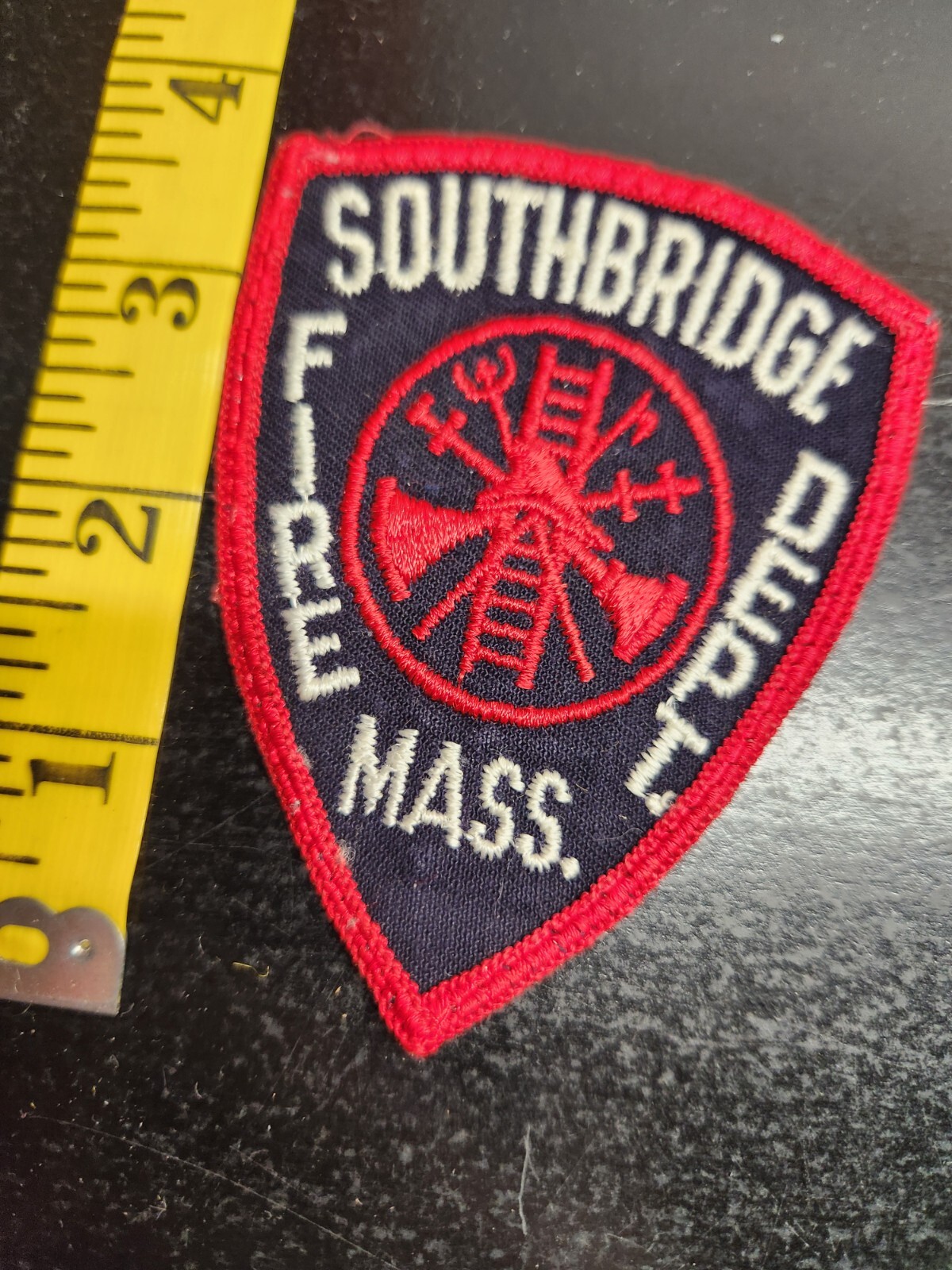 Vintage Southbridge Massachusetts Fire Department Patch