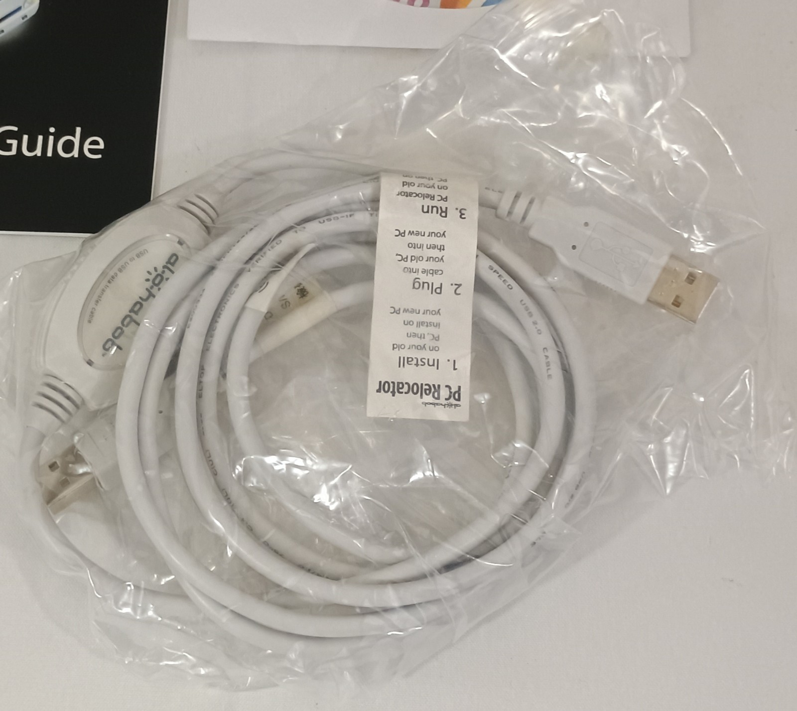 PC Relocator USB Cable Alohabob UltraCONTROL Software w/ Serial Number Box