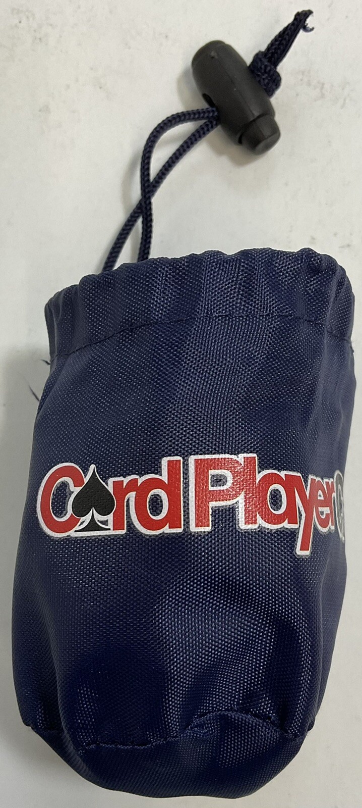 Card Player Cruises Foldable Tote Bag 16 in x 15 in Navy Travel Compact Pouch