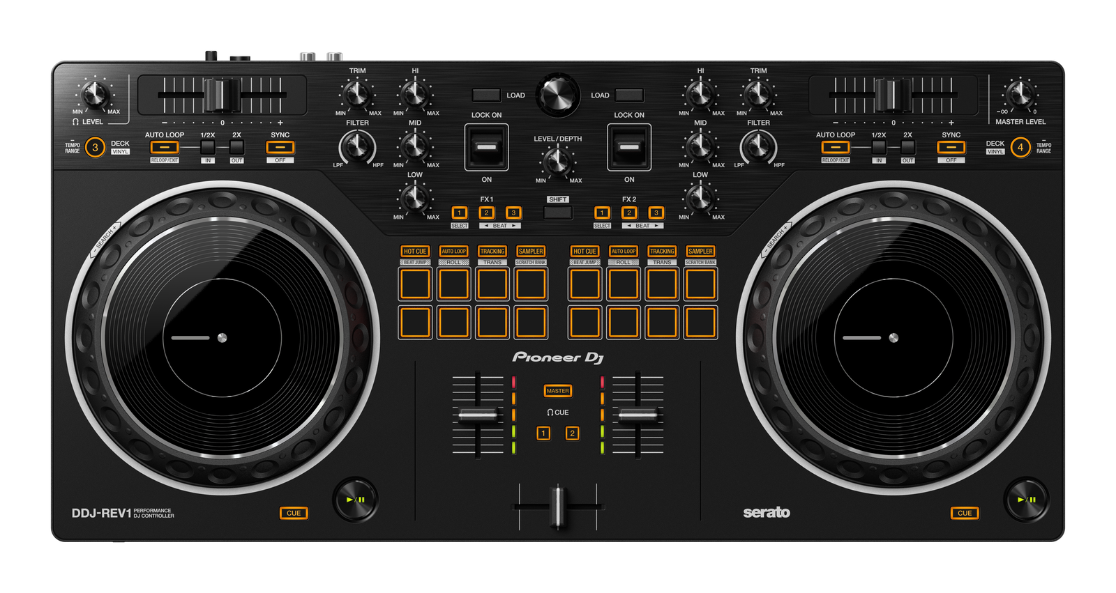 Pioneer DJ DDJ-REV1 Scratch Style 2 Channel DJ Controller