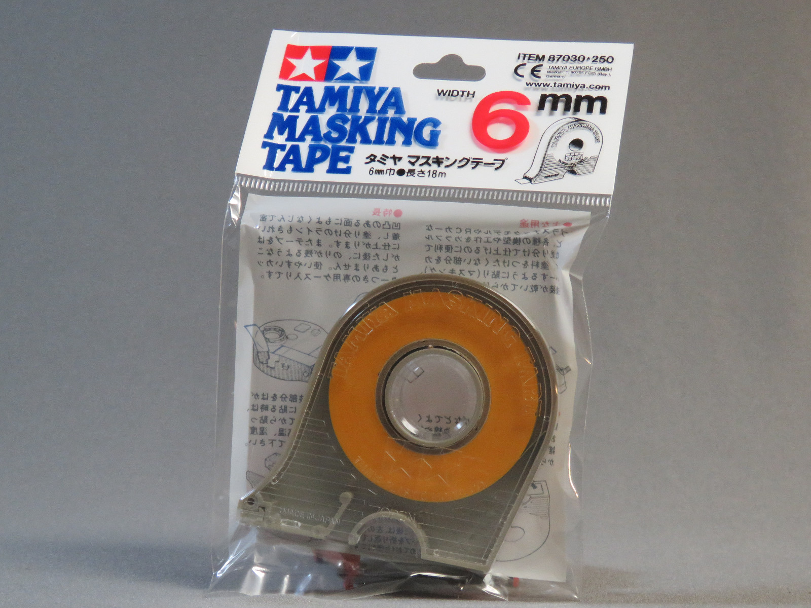 TAMIYA 87030 MASKING TAPE 6mm finishing mask thin painting model kit TAM87030