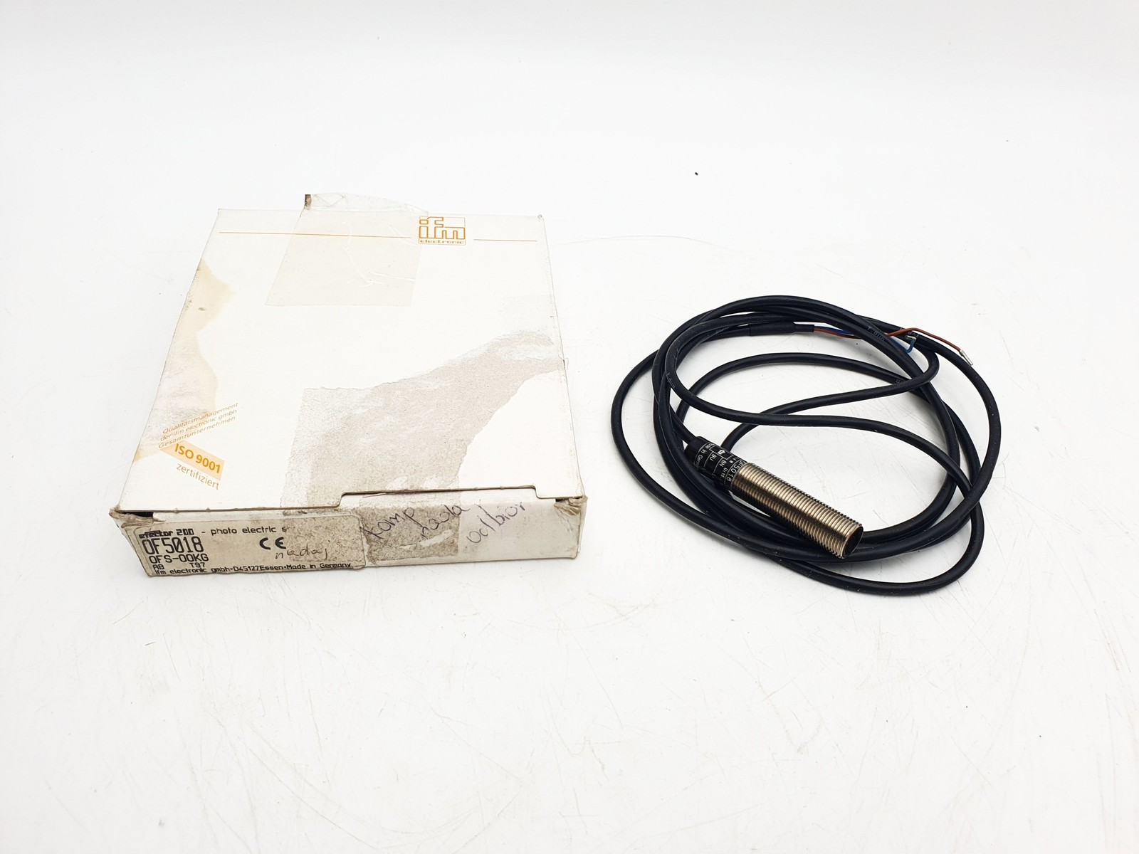 PHOTOELECTRIC SENSOR TRANSMITTER IFM EFECTOR 200 OF5018 OFS-OOKG OFS-00KG