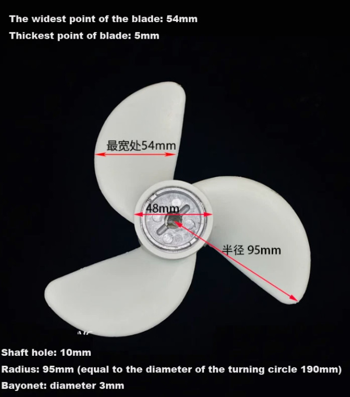 1PC Aluminum Alloy Propeller for Hangkai 3.5/3.6hp 2Stroke Outboard Boat Engine