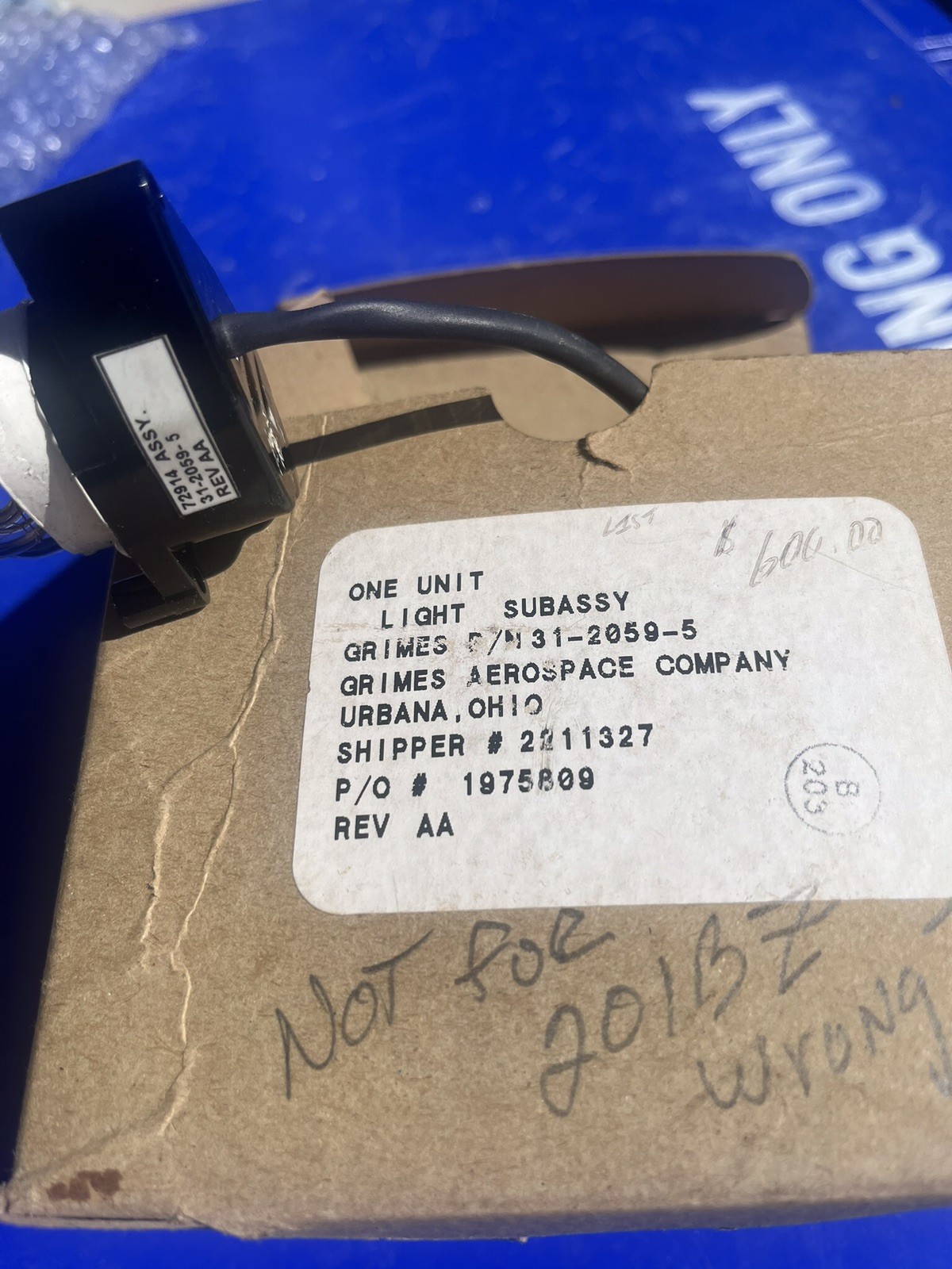 🇺🇸 31-2059-5 Navigational Strobe Filament New NOS