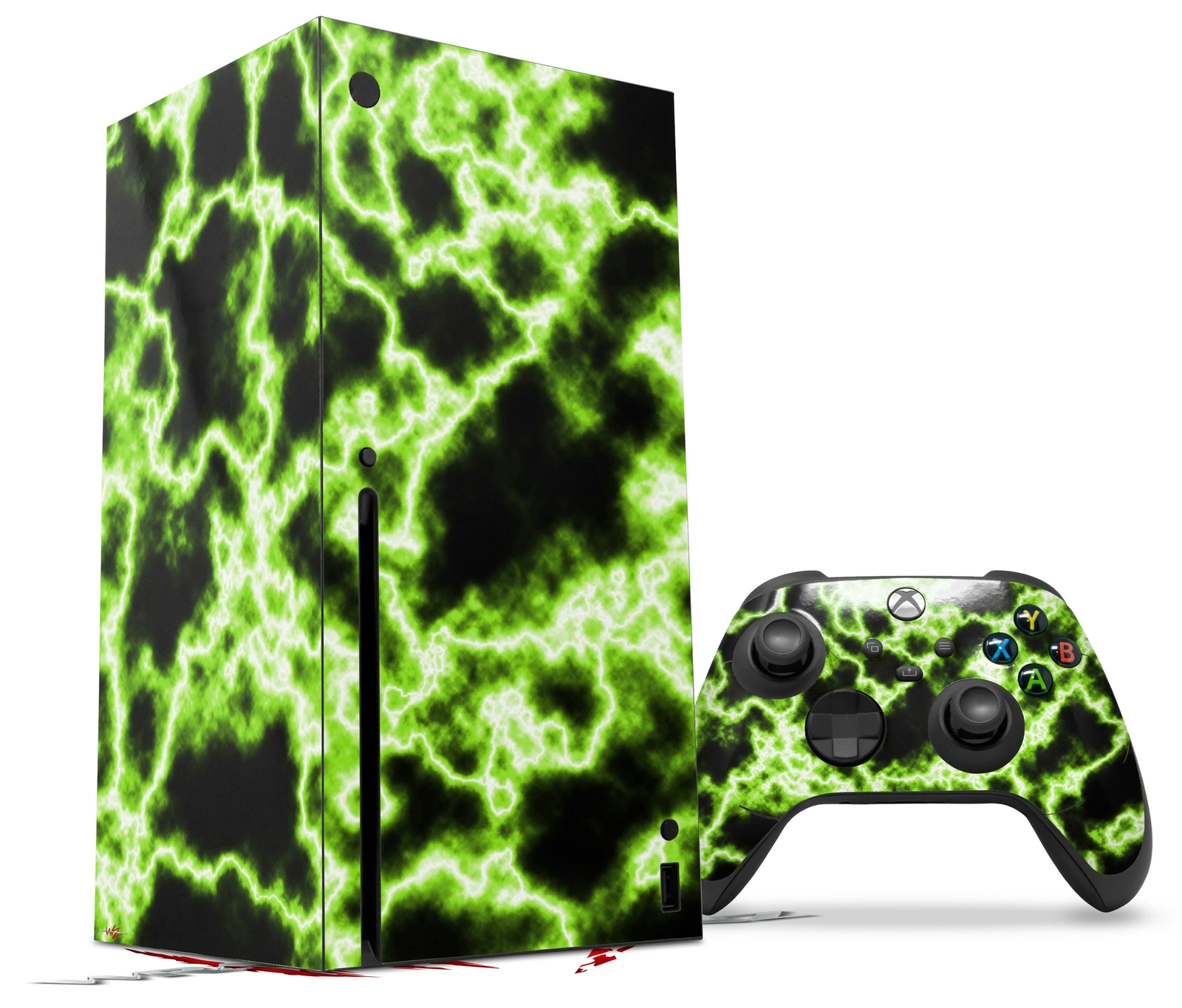 Skin Set for XBOX Series X Electrify Green