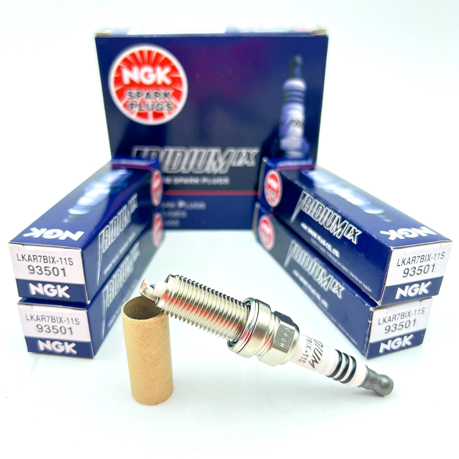 NGK 93501 Set of 4 Spark Plugs LKAR7BIX-11S IRIDIUM IX Genuine Japan 4pk