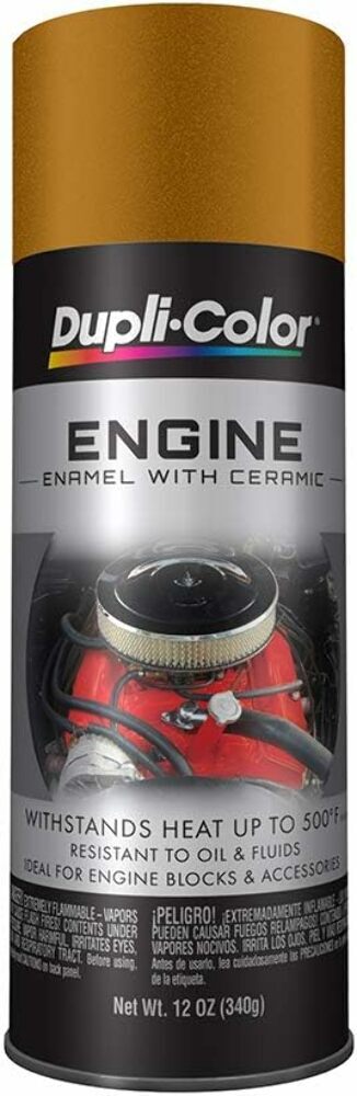 Dupli-Color Engine Paint with CERAMIC Universal Gold DE1604 12 OZ