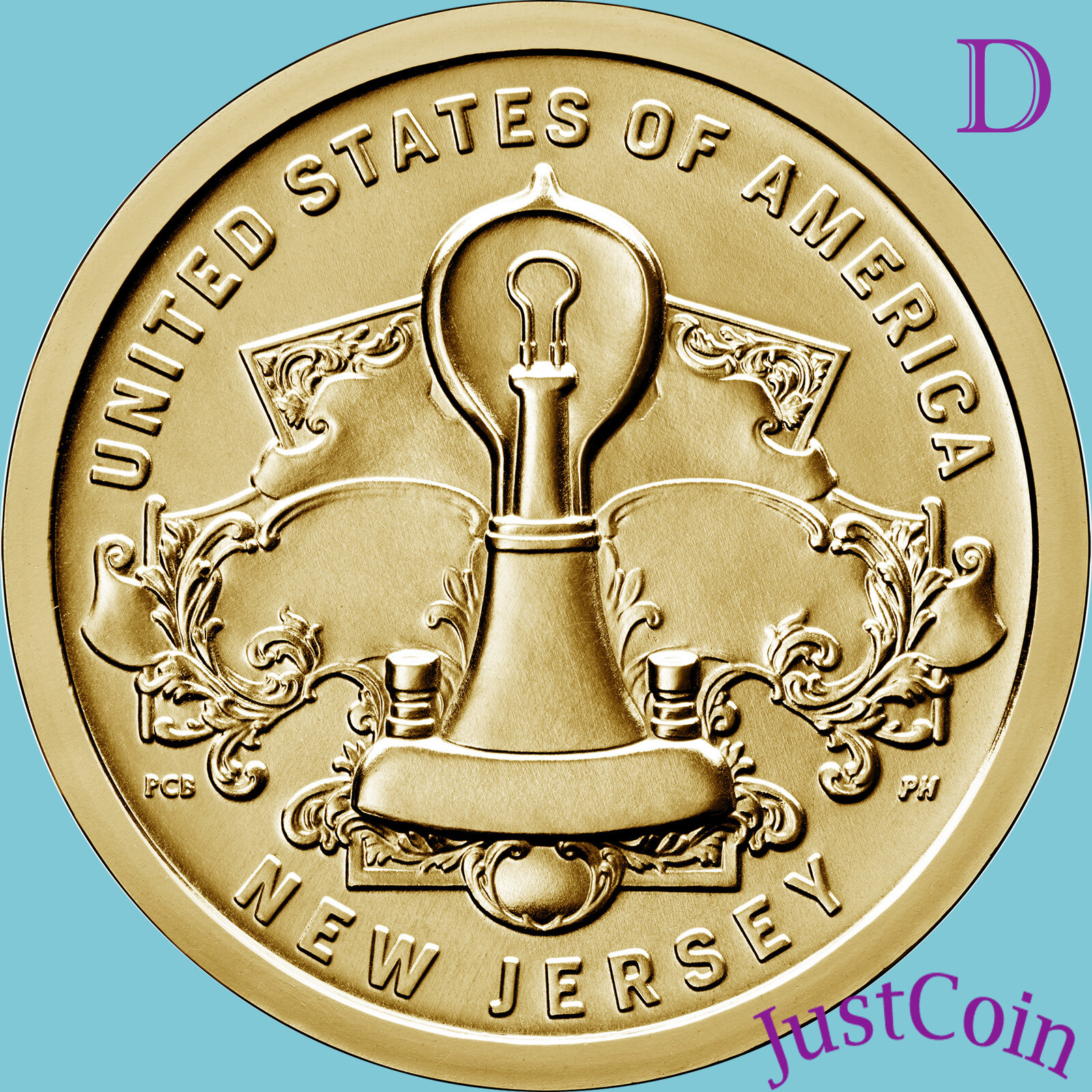 2019-D AMERICAN INNOVATION NEW JERSEY UNCIRCULATED DOLLAR