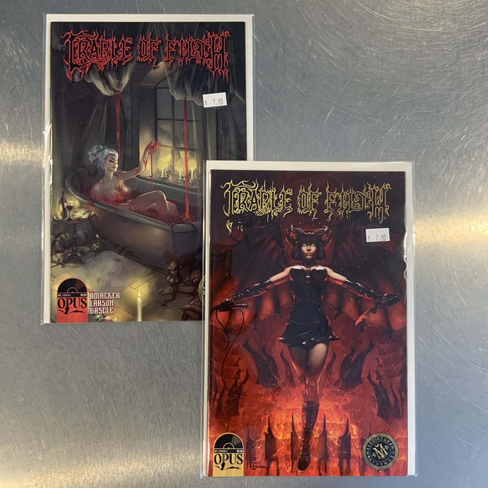 Cradle Of Filth #1,3 Cover A Regular Santi Casas Cover Opus Comics NM