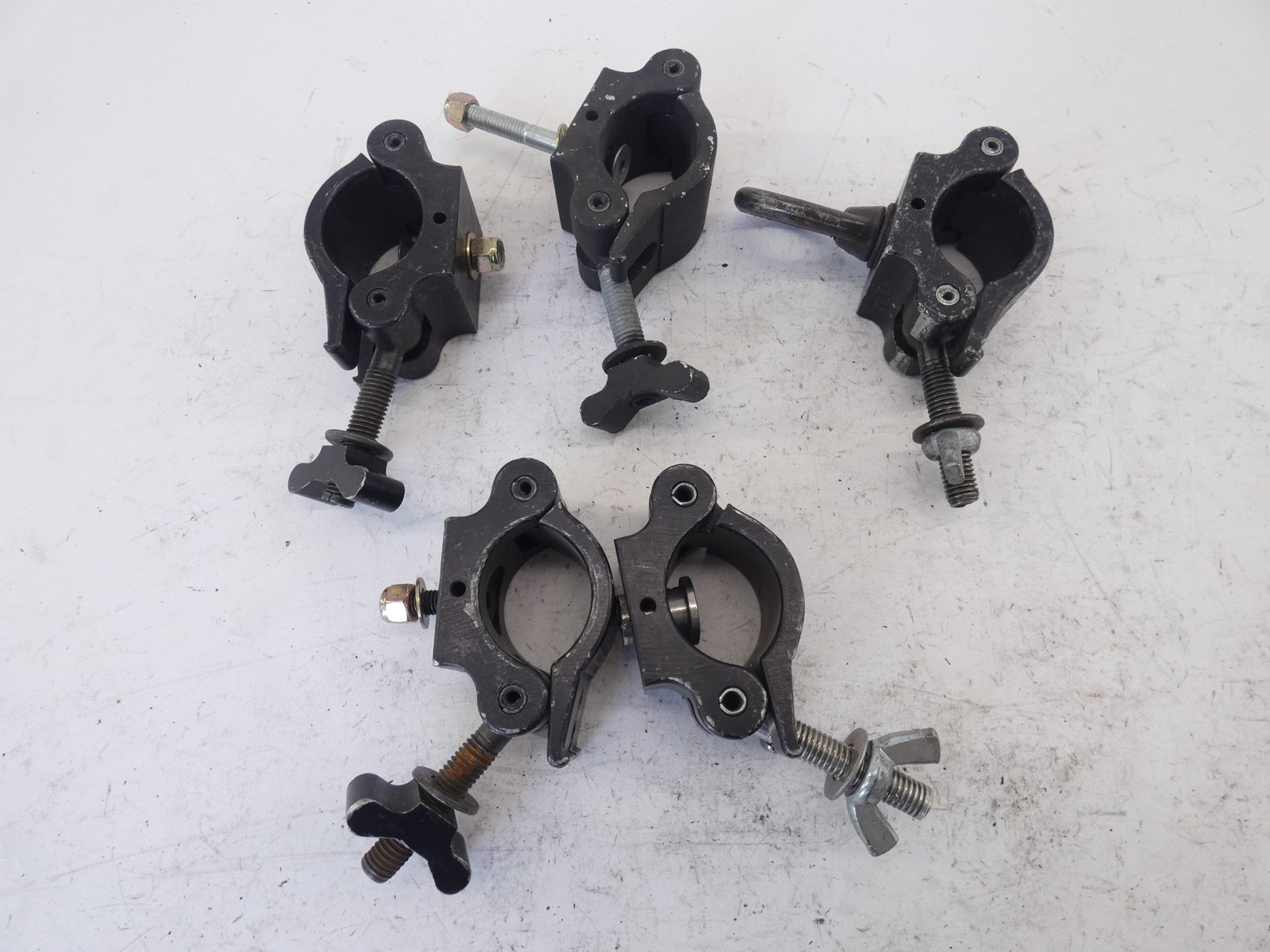 *Lot of 5* Light Source Black Half Mega-Coupler 1100LBS