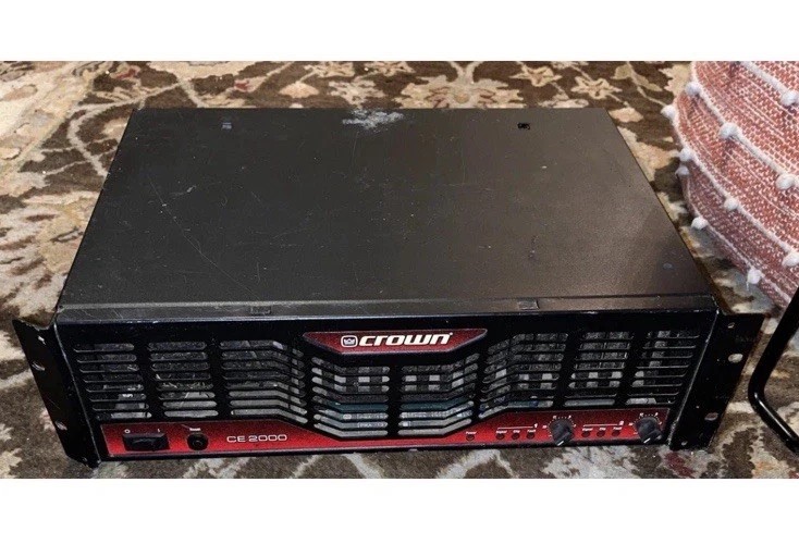 Crown CE2000 Power Amplifier 2 Channel Black Red Pro Audio MPN CE2000