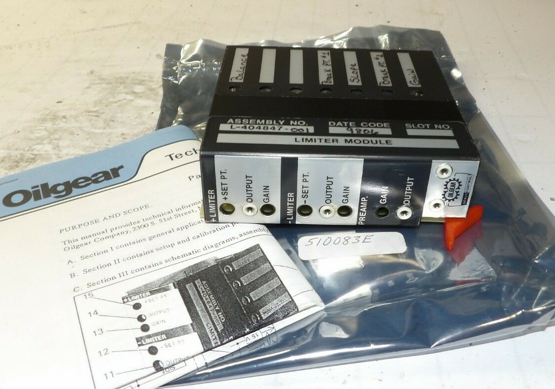 NEW OILGEAR LIMITER MODULE L-404847-001
