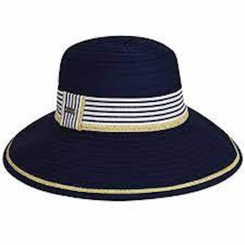 NAVY BLUE Betmar Atlantis sun hat Women's