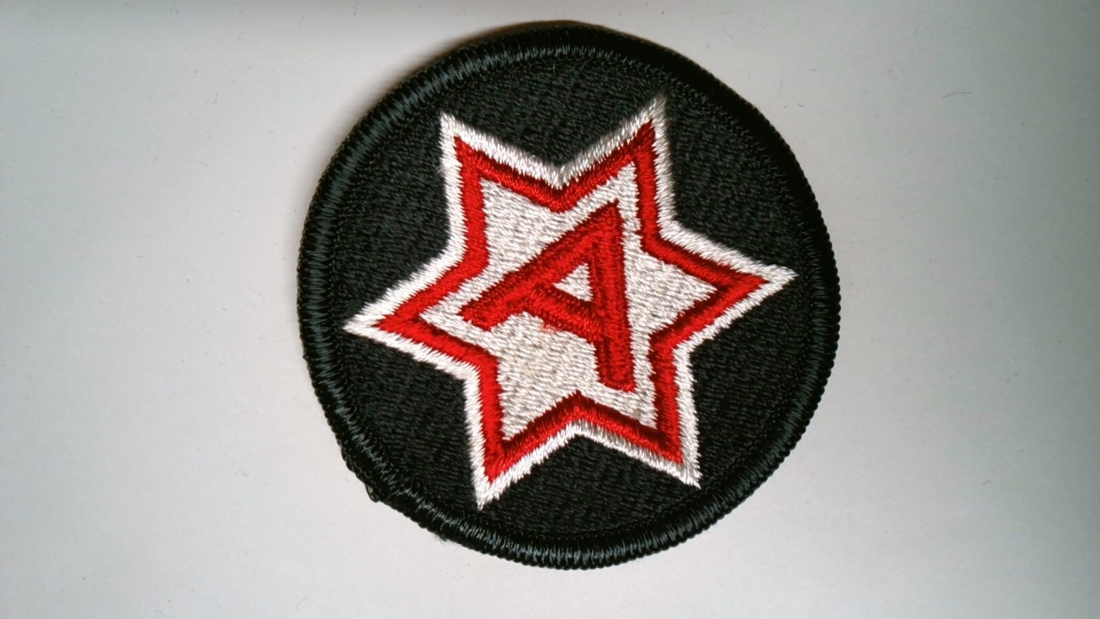 MILITARY PATCH US ARMY 6TH ARMY NEW OLD STOCK SEW ON COLORED NOS