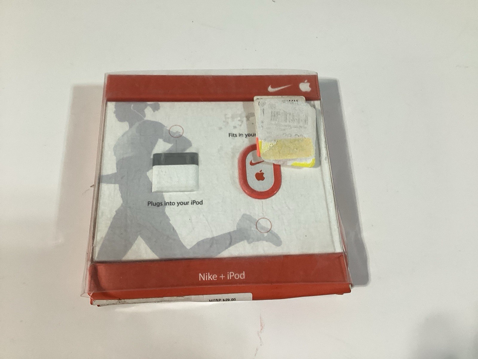 Nike + iPod Sport Shoe Sport Kit Sensor Wireless MA365LL/F Apple iPod White Red